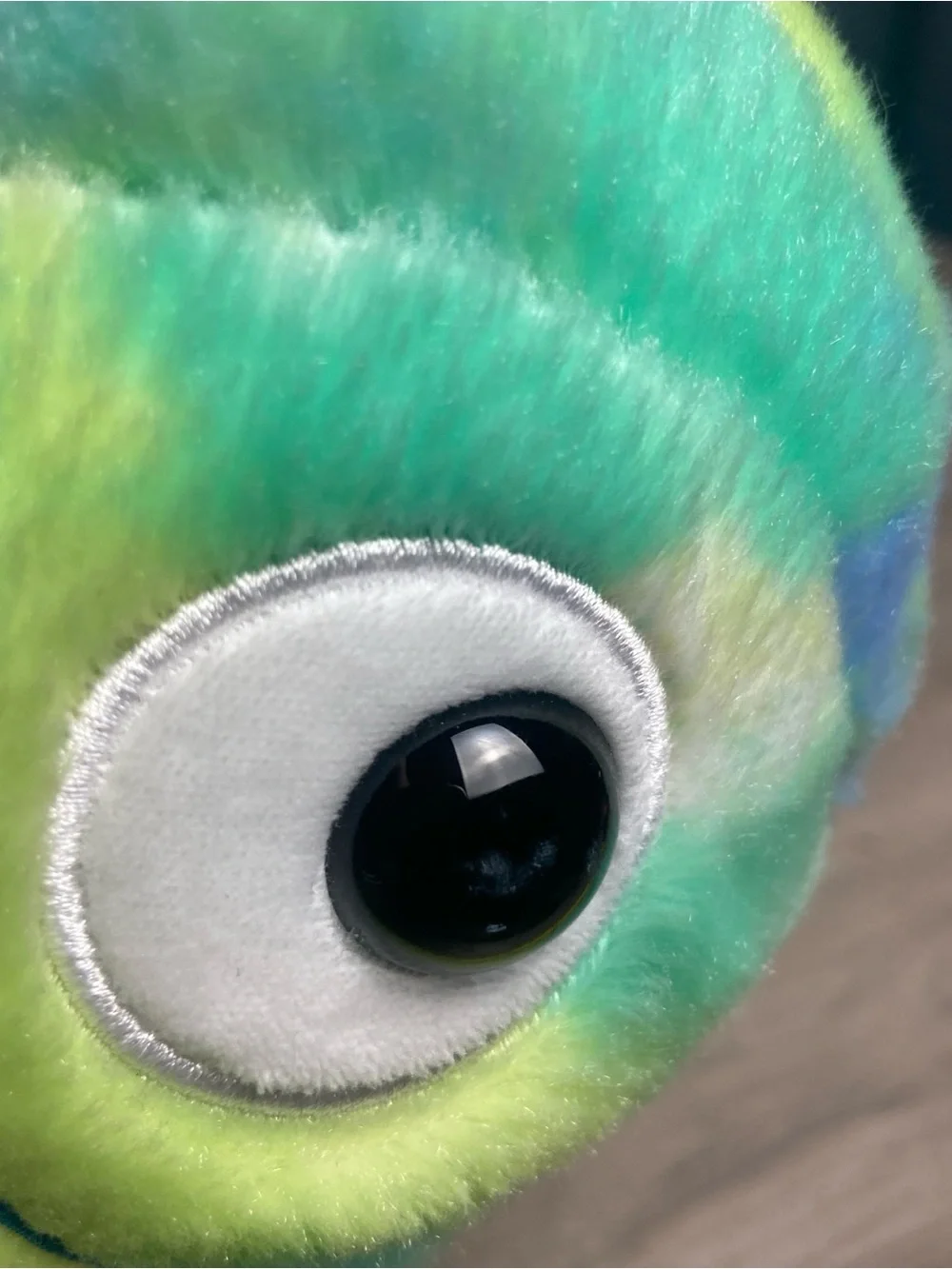 Build-A-Bear‎ Workshop Tie-Dye Chameleon Stuffed Animal Blue,Green,yellow fur